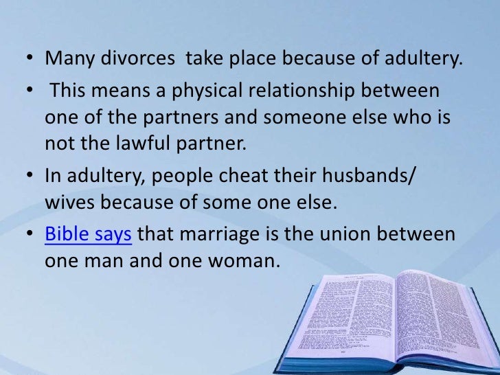Marriage Divorce and Scripture